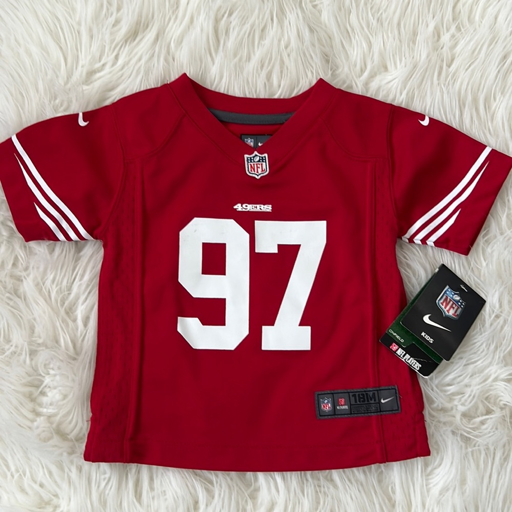 NFL 49ers football jersey.